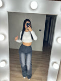 WIDE LEG BASIC BLACK