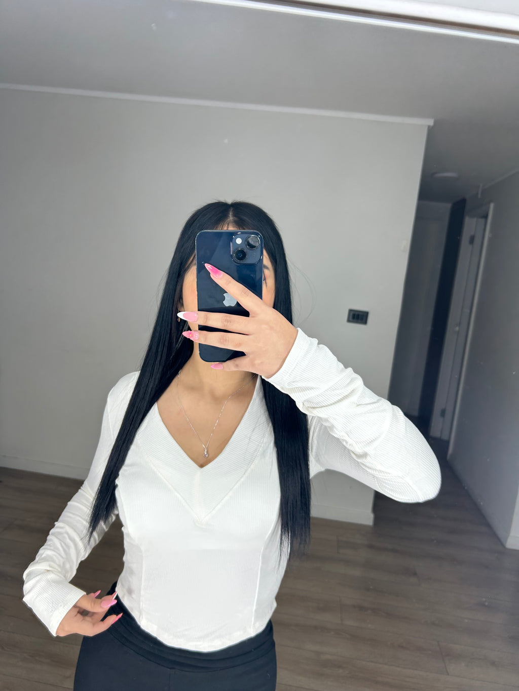 TOP BASIC MANGA LARGA CUELLO V #2