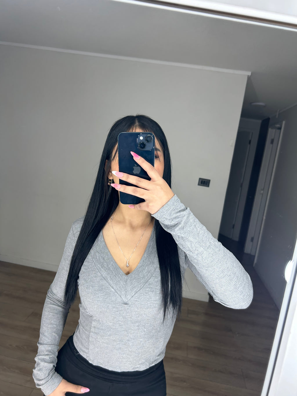 TOP BASIC MANGA LARGA CUELLO V #2