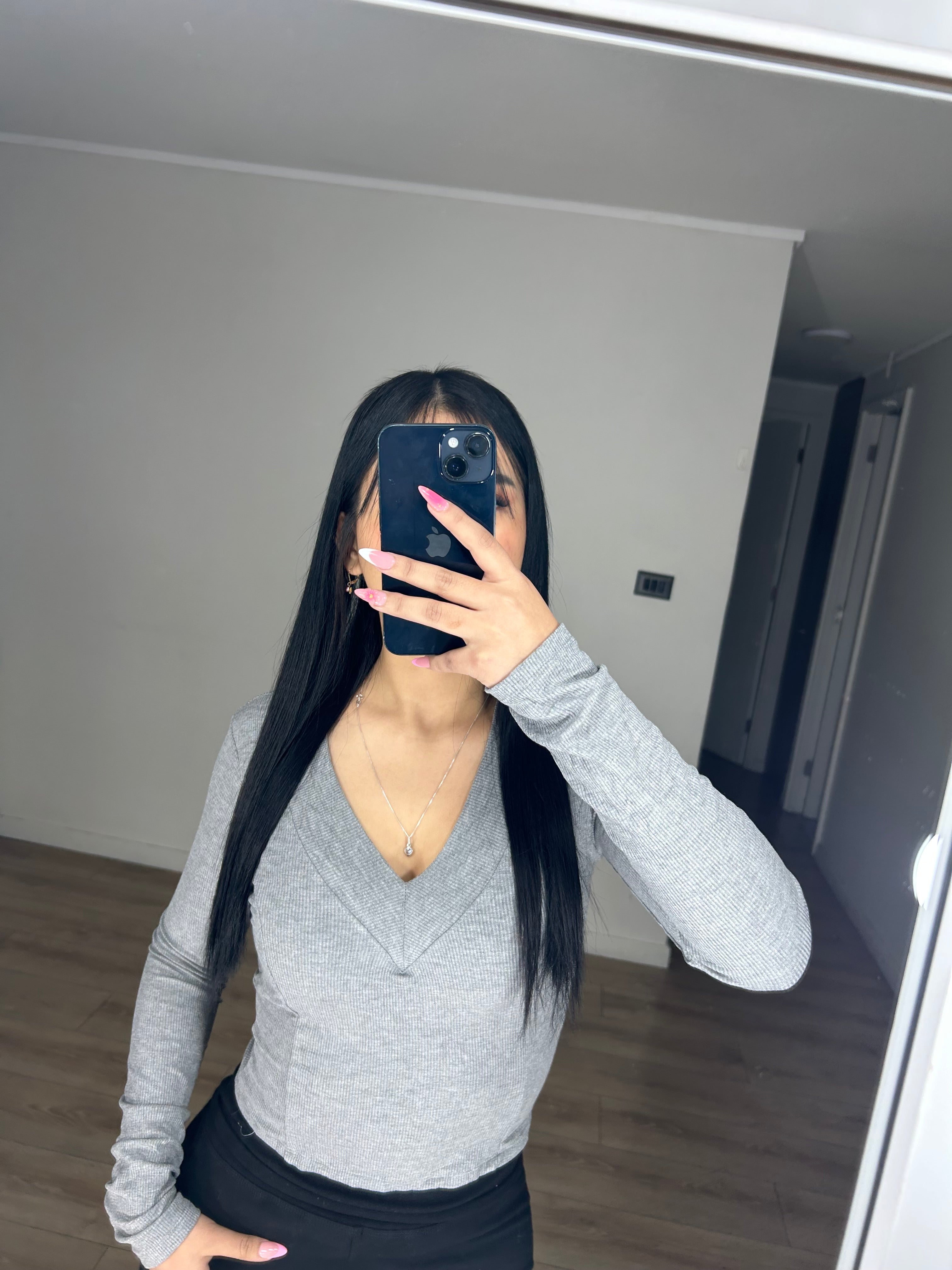 TOP BASIC MANGA LARGA CUELLO V #2