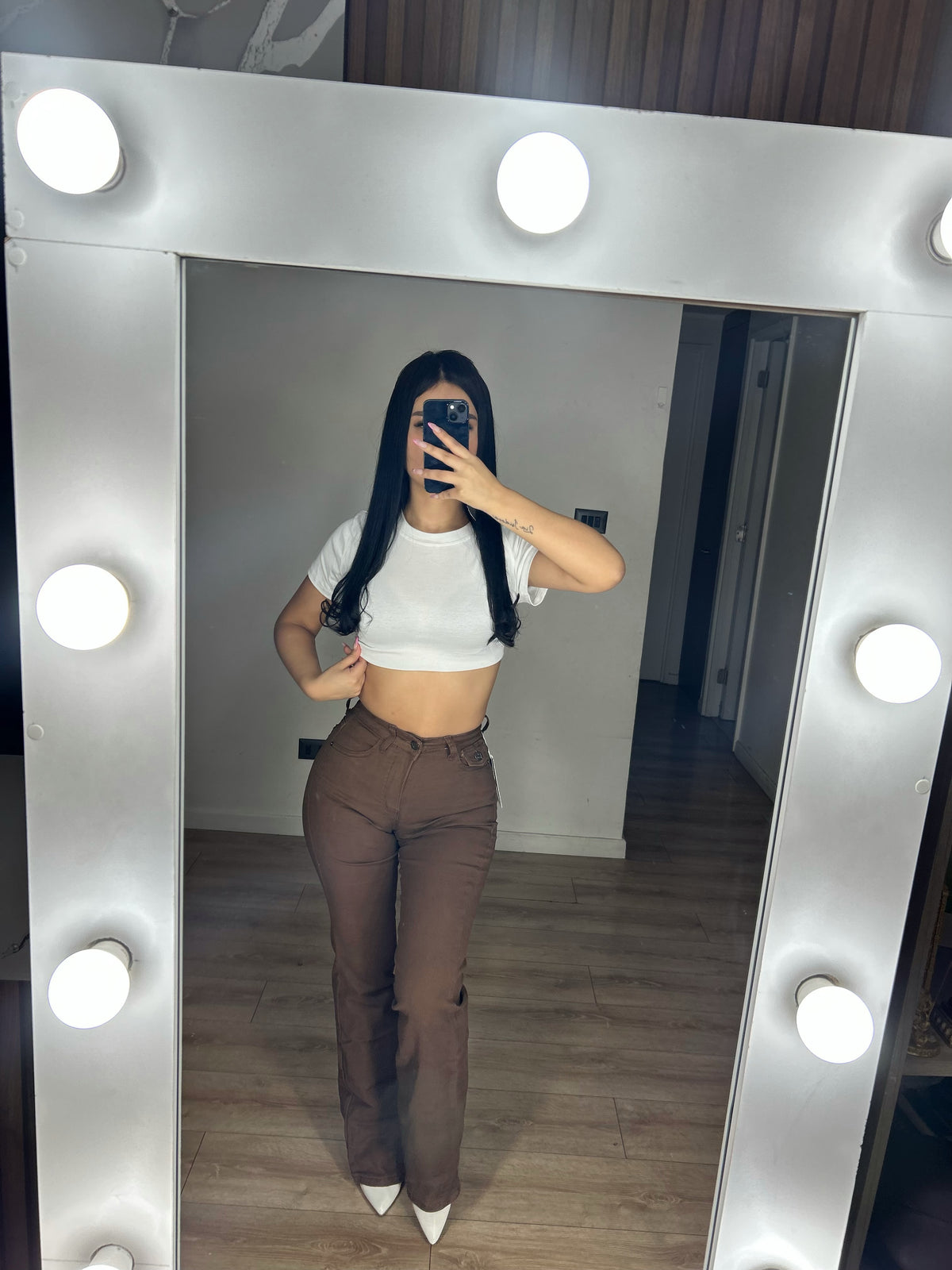 FLARE JEANS COFFE