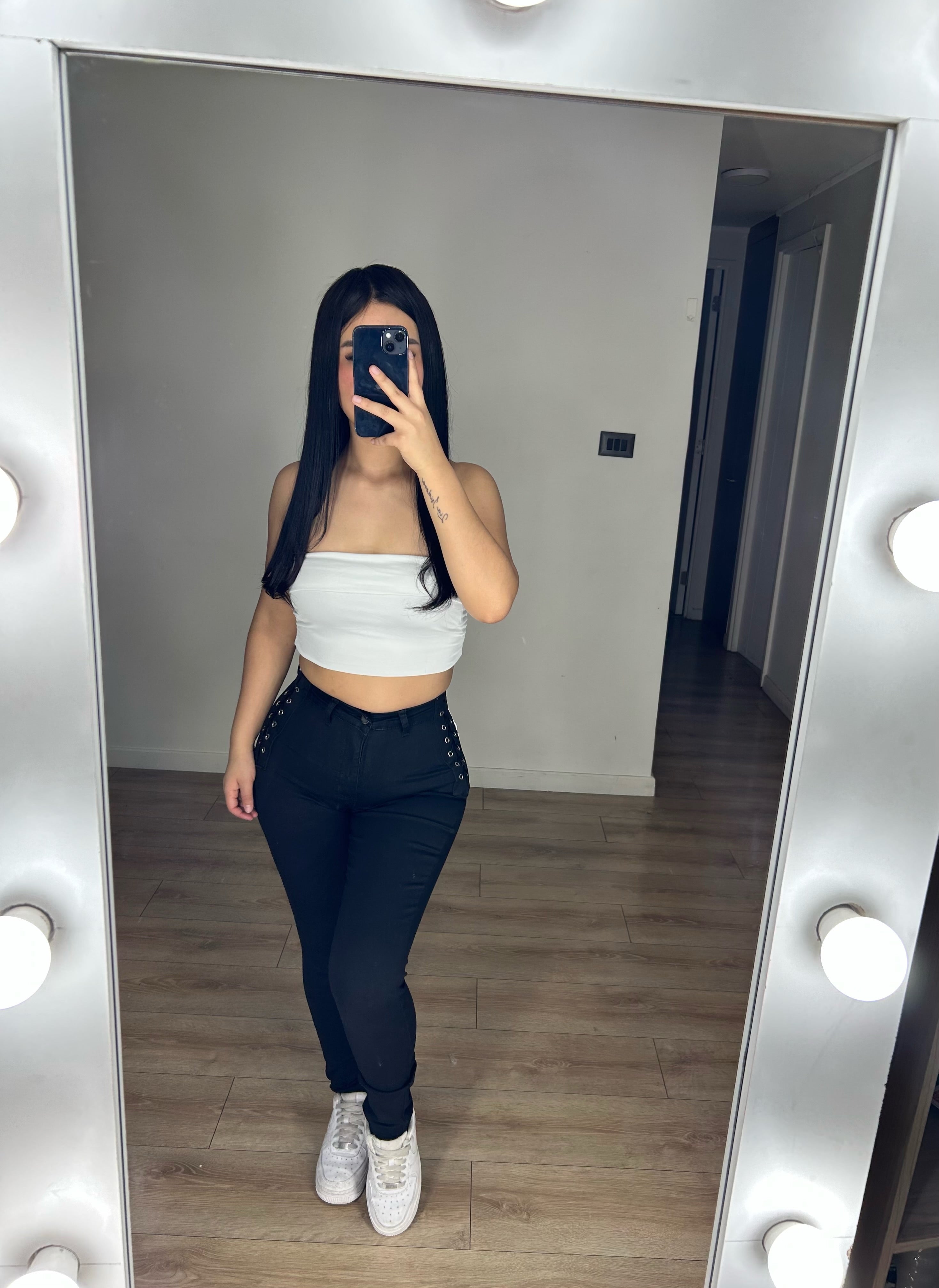 SKINNY TRENZADO BLACK