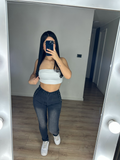 SKINNY TRENZADO GRAFITO